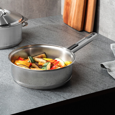 Sartén hondo con tapa Ø20cm 2,1 lts "Solar" TF1650