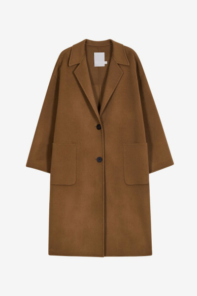 WOMENS WOVEN COAT Beige