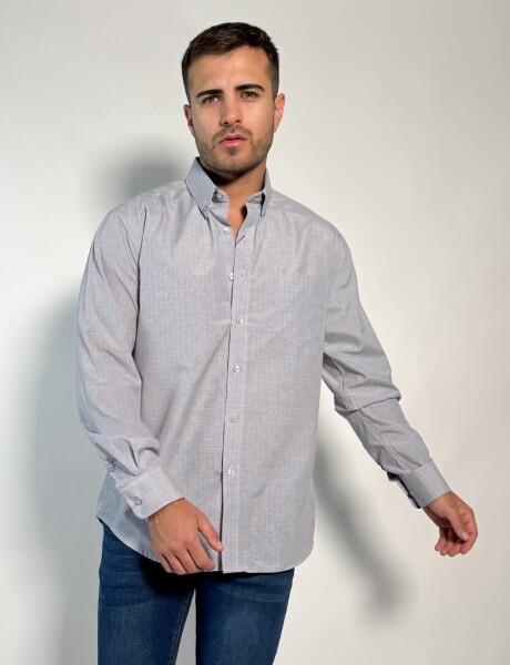 Camisa a cuadros Odiseo Gris