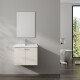Mueble En Mdf Beige C/Bacha C/Espejo - 61X48X45 GAMAS DE BEIGE