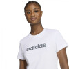 Remera Adidas W LIN T VL Mujer KD9545 Blanco-negro