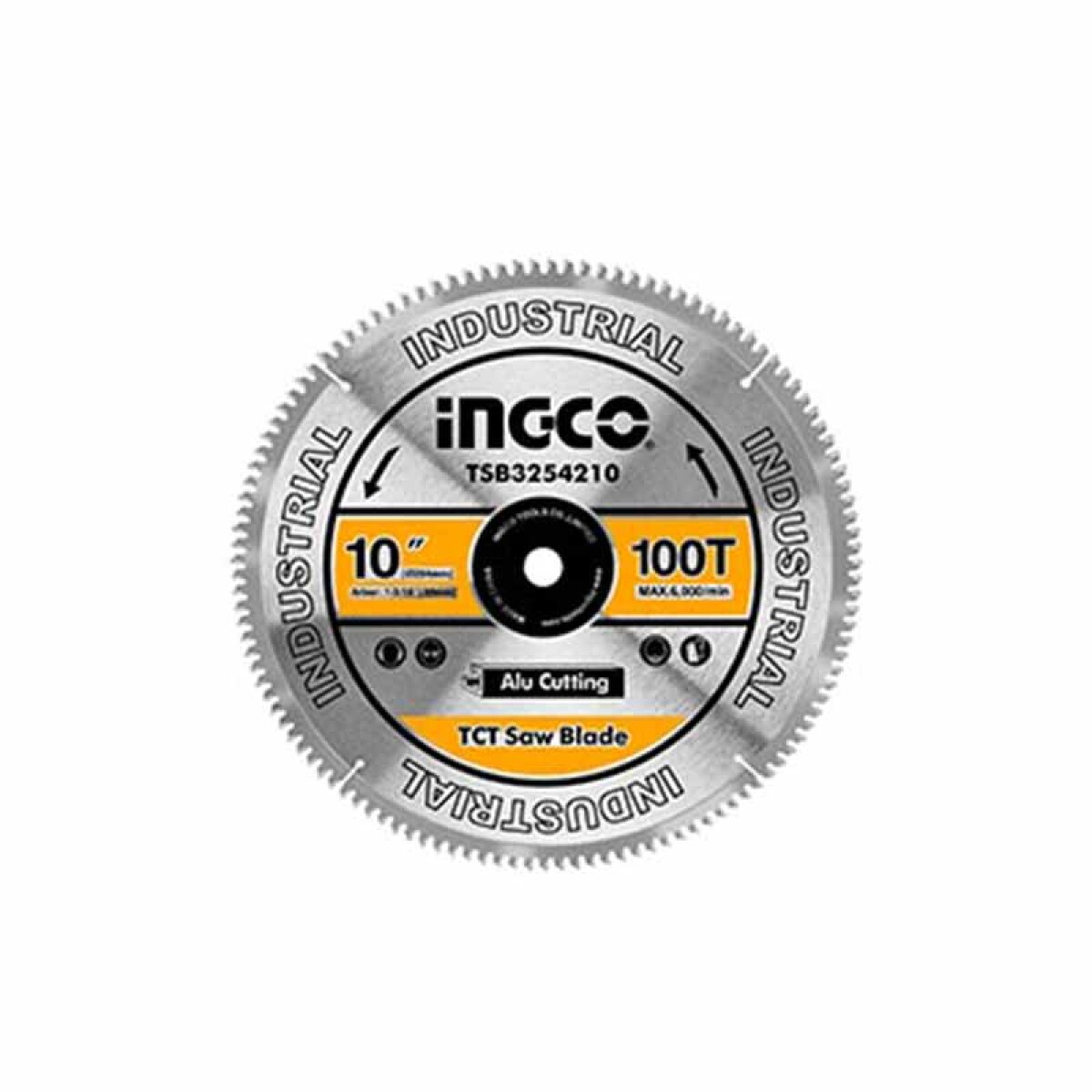 DISCO SIERRA INGLETADORA 10´´ 100 DIENTES ALUMINIO MADERA INGCO TSB3254210 