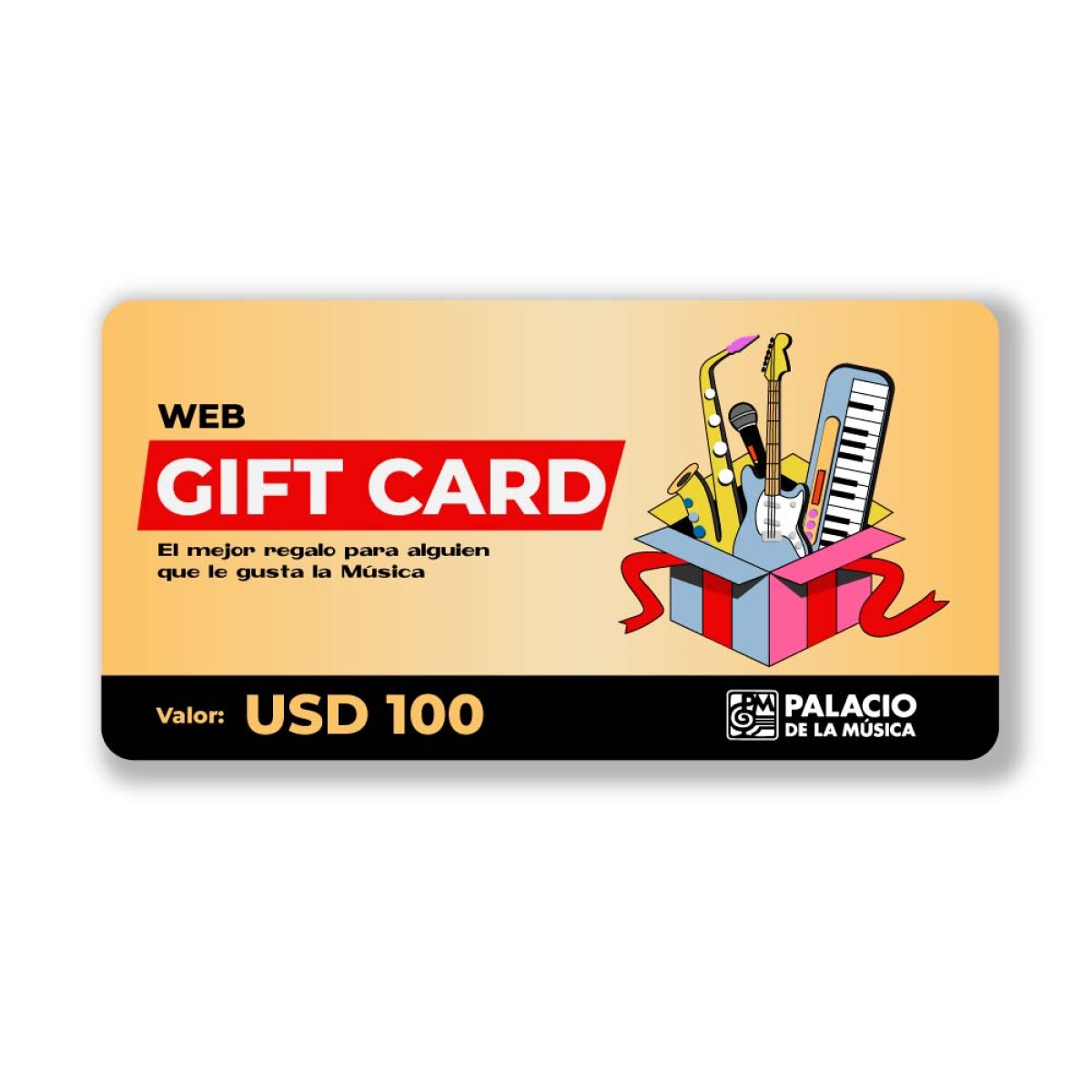 Web Gift Card | Valor Usd 100 