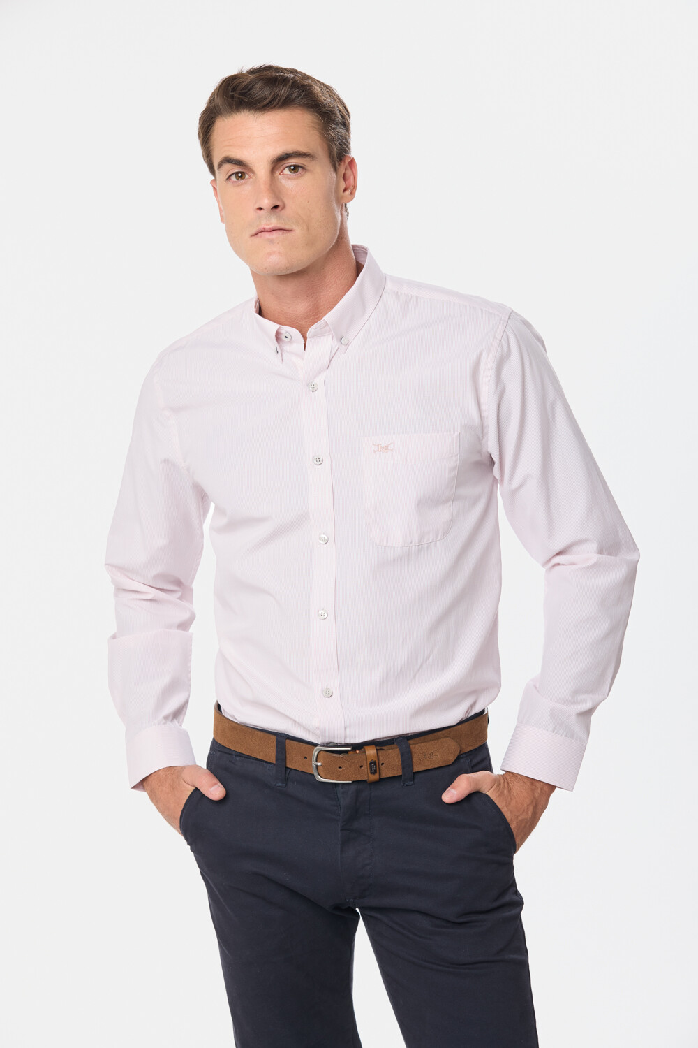 CAMISA RAYADA Rosa