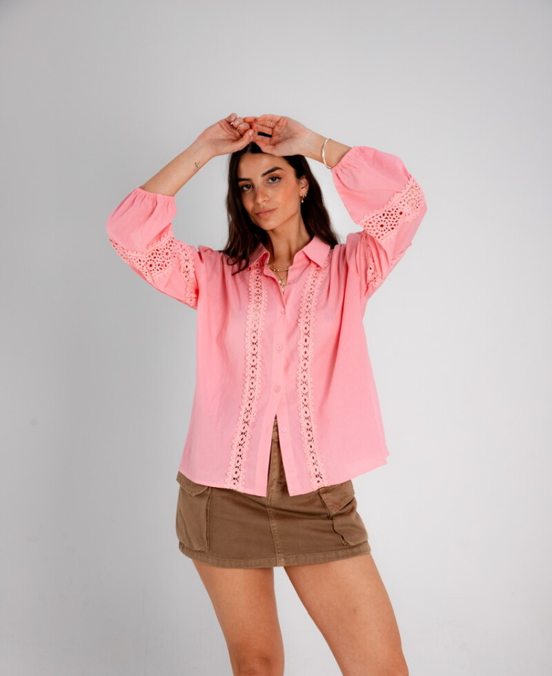 Camisa Francesca rosa