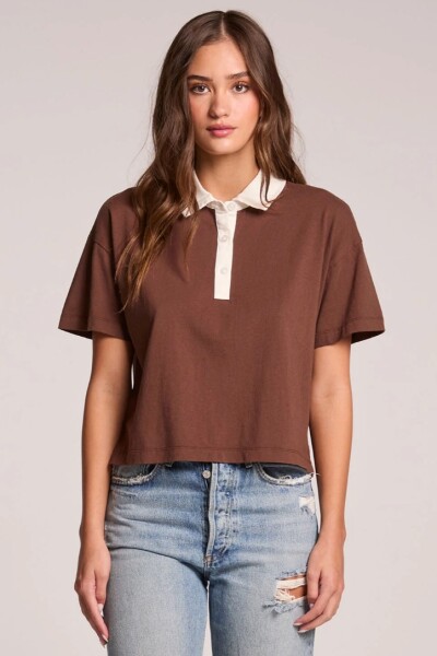 REMERA DE MANGA CORTA ANTONI Marron