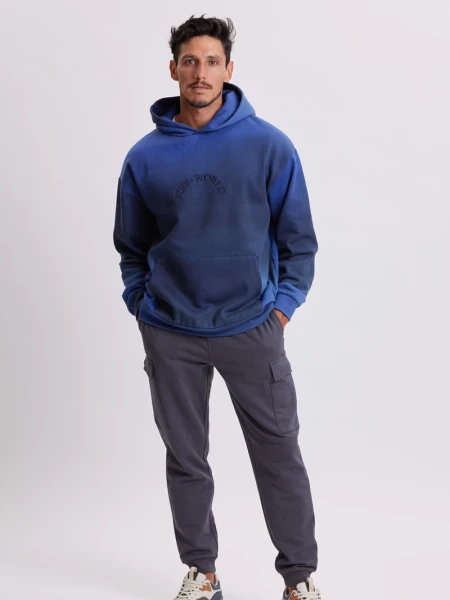 Pantalón deportivo jogger básico Gris Oscuro