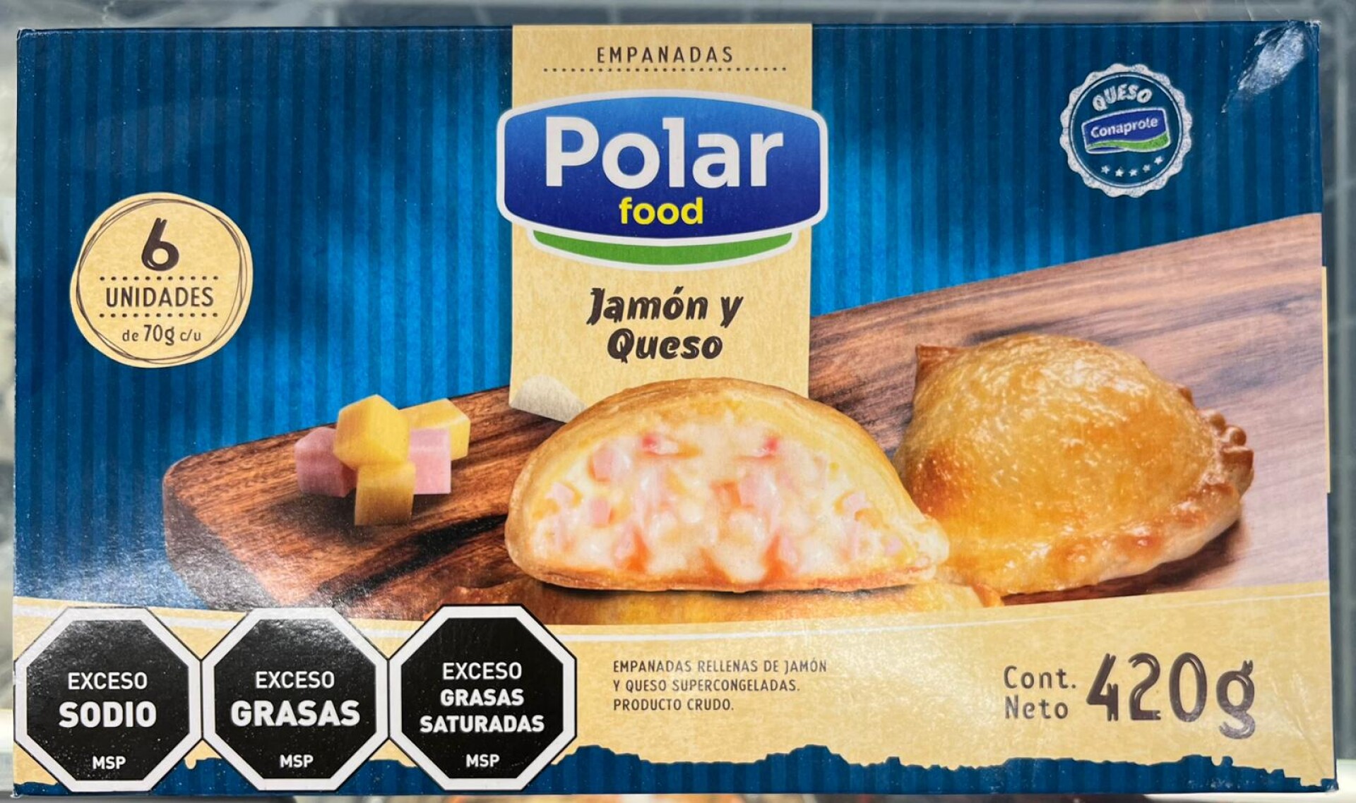 EMPANADAS DE JAMÓN Y QUESO X6 +SOLO PDE O WEB+ 