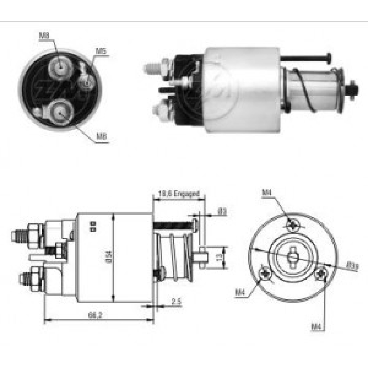AUTOMATICO DE ARRANQUE - ZX ZSARA XANTIA 306 405 406 1.8 1.9 2.0 N VALEO ZM 