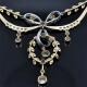 Gargantilla Nueva Estilo Antiguo. Oro 18 K Y Brillantes Gargantilla Nueva Estilo Antiguo. Oro 18 K Y Brillantes