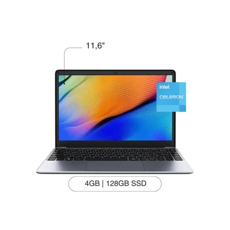 Notebook CHUWI Herobook Air 11.6' FHD 128GB / 4GB RAM Intel Celeron N420 W11 - Silver Notebook CHUWI Herobook Air 11.6' FHD 128GB / 4GB RAM Intel Celeron N420 W11 - Silver