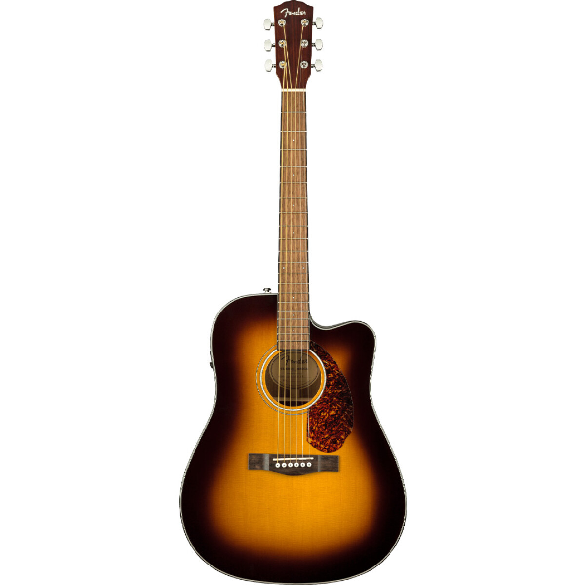 Guitarra Electroacústica Fender Cd140sce Sunburst Con Estuche 
