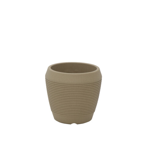 Maceta "EGIPCIO" Ø31 x 29cm. color arena -TRAMONTINA TD0211