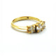 Anillo Antiguo En Oro 18 K Con 3 Brillantes Anillo Antiguo En Oro 18 K Con 3 Brillantes