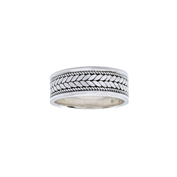 Alianza labrada-Plata 925-Sin Piedra-AN3982 Sinpiedra
