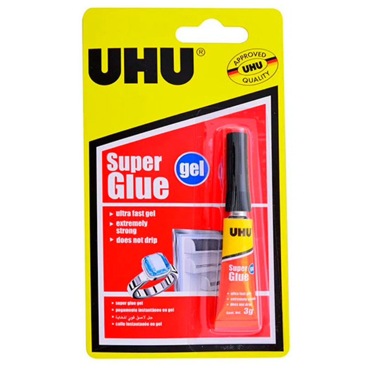 Pegamento Instantáneo Uhu Súper Glue Gel 3G - 001 
