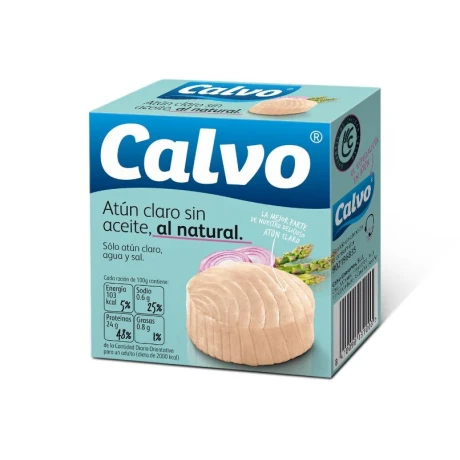 ATUN CALVO AL NATURAL CALVO LATA 80 GR ATUN CALVO AL NATURAL CALVO LATA 80 GR