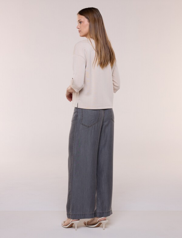 Buzo Comfy Manga Amplia BEIGE