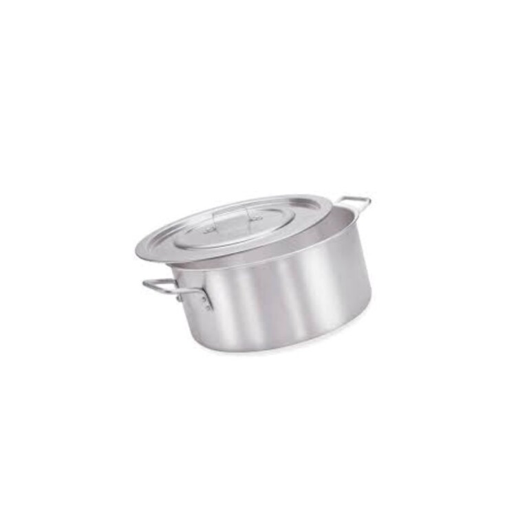 OLLA ALUMINIO 30CM 9,5 LITROS PLATEADO