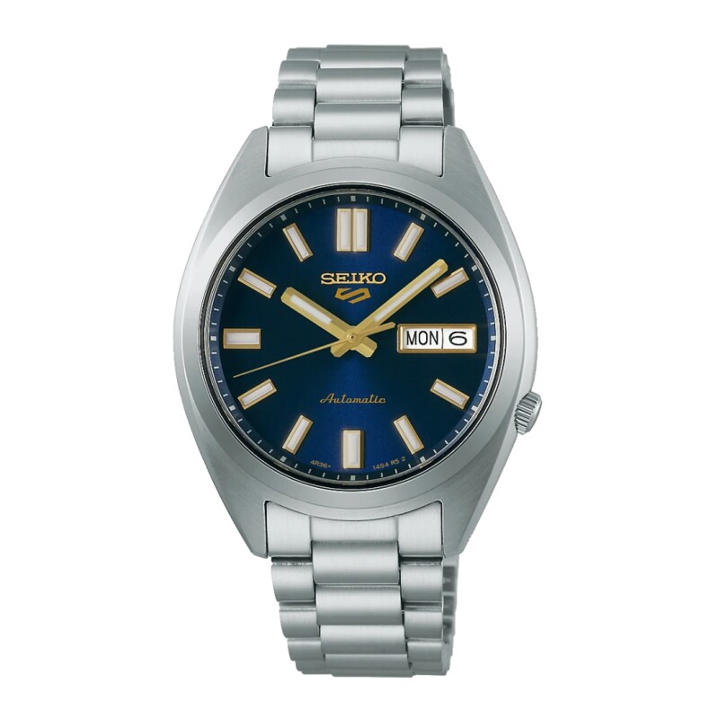 Reloj Seiko 5 Sports SRPL55K1 automático para hombre Azul
