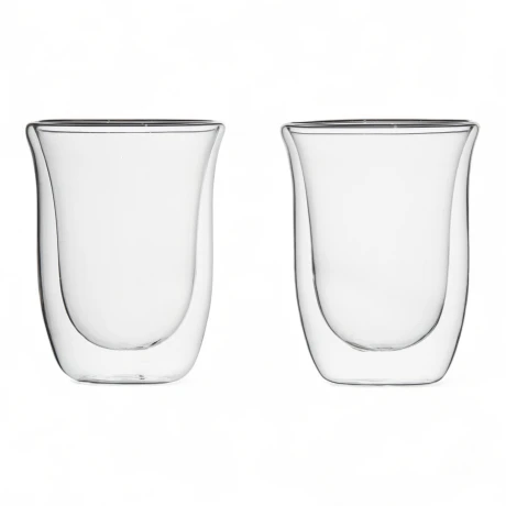 Set 2 Vasos Doble Pared Borosilicato 350 Ml Sin Color