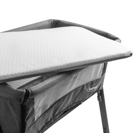 Cuna Colecho Bebesit Easy Sleep con Bolso Mosquitero y Colchón Gris