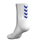 MEDIAS JUEGO ALGODON 3/4 BLANCO/AZUL