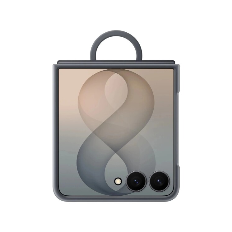 Funda Samsung Silicone Ring Magnet para Galaxy Z Flip8 Black