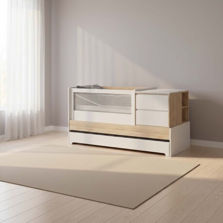 CUNA CONVERTIBLE 7EN1 CUNAS MDF-Y-MADERA BLANCO ROCKY