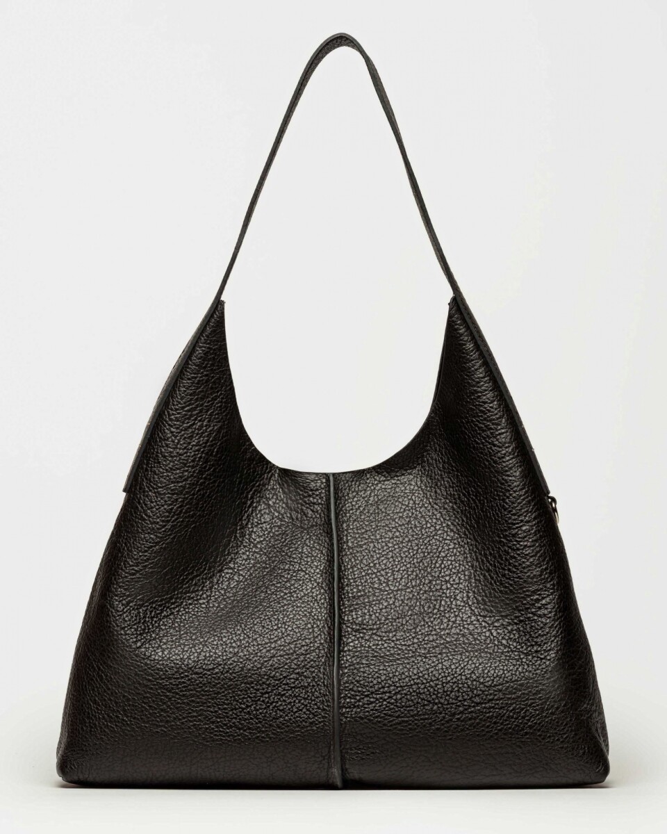 Bolso Tanner en cuero bufalo bridge - Negro 