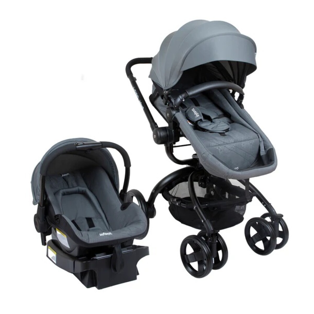 Coche travel system para bebé I-Giro INFANTI - Gris 