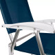 Silla Master Plus Aluminio AZUL OSCURO