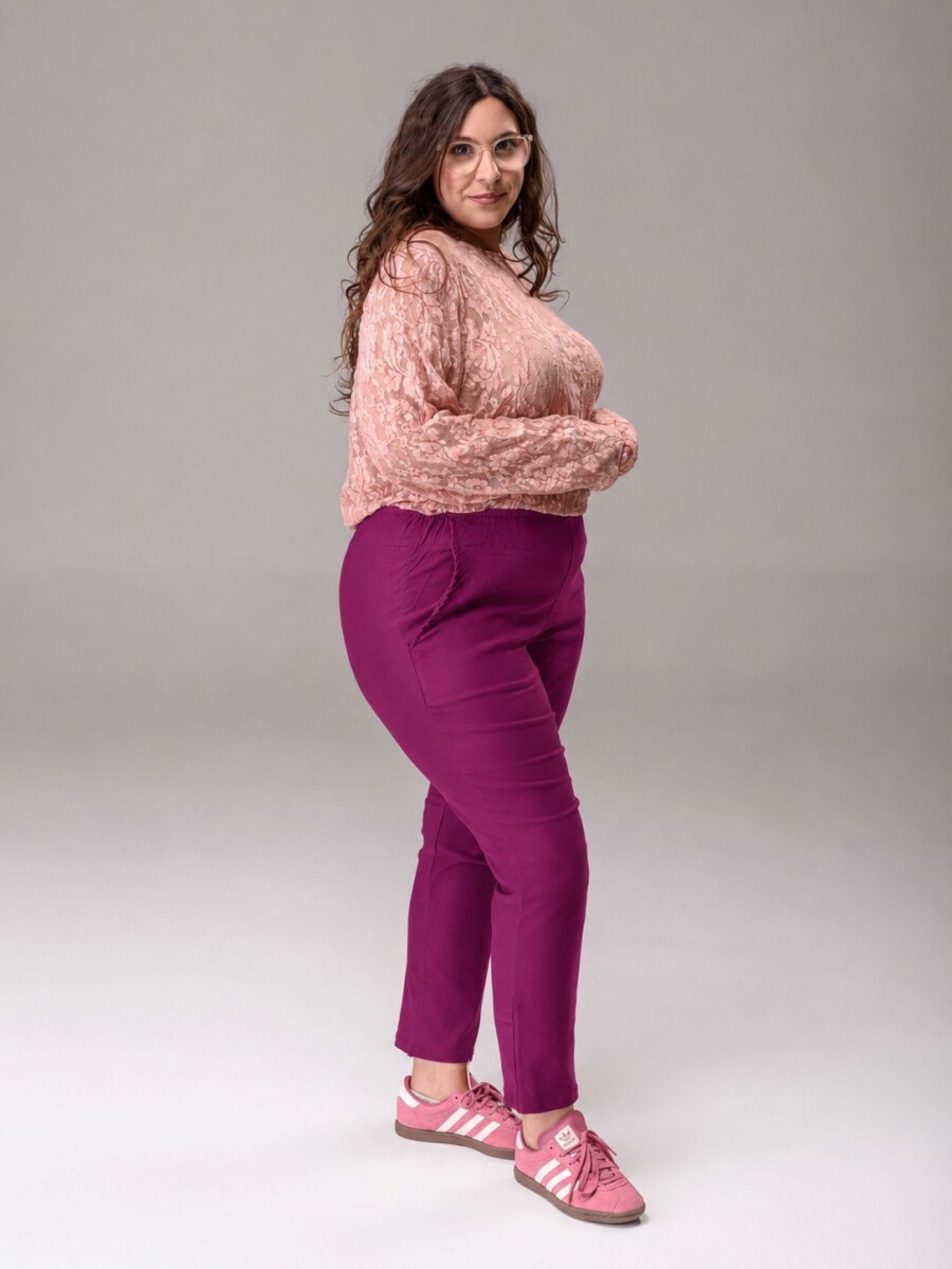 Pantalón Elaia - Cherry 