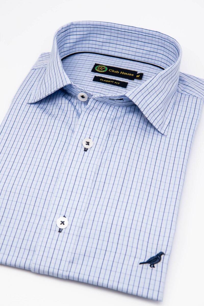 Camisa Short collar Fantasia- - Trento 