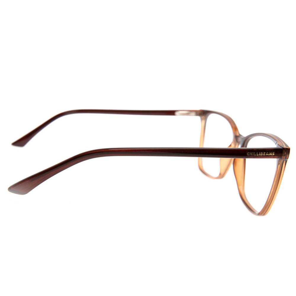 Lentes De Sol Otica Cuadrado - Mujer Gradiente Marrón/Marrón