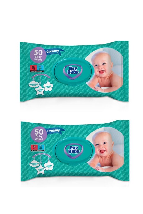 Imperfectos - Toallitas húmedas Evybaby x 50 unid. Creamy Imperfectos - Toallitas húmedas Evybaby x 50 unid. Creamy