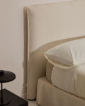 Cabecero desenfundable Jaira de chenilla blanco para cama de hasta 160 cm FSC Mix Credit Cabecero desenfundable Jaira de chenilla blanco para cama de hasta 160 cm FSC Mix Credit