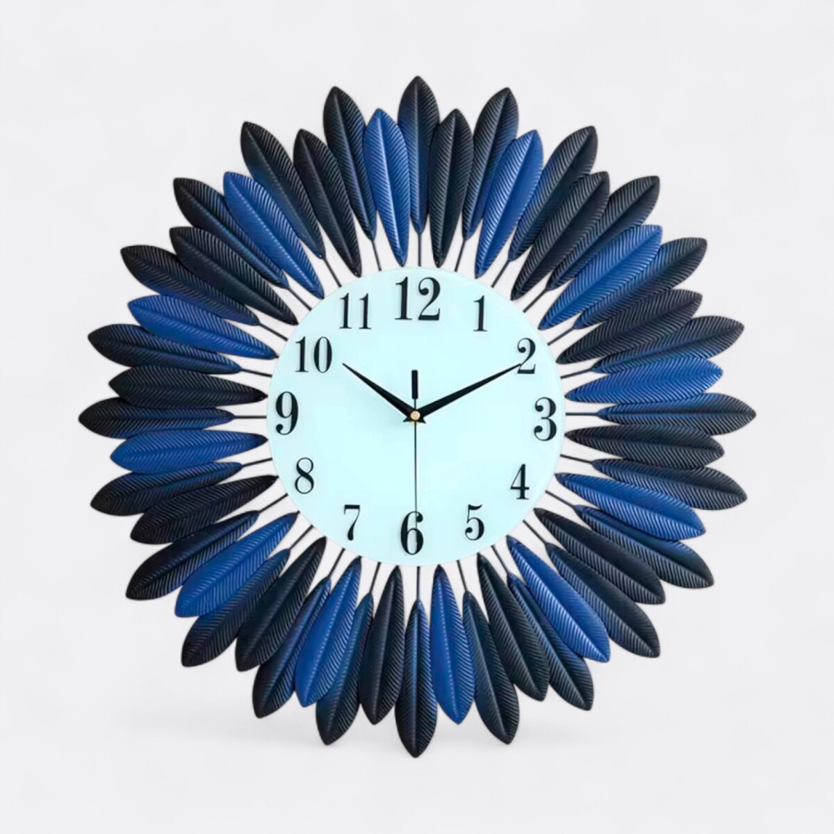Reloj De Pared Flechas Azul Y Negras 