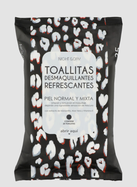 Toallitas humedas desmquillates. pack de 25 unidades Variante unica