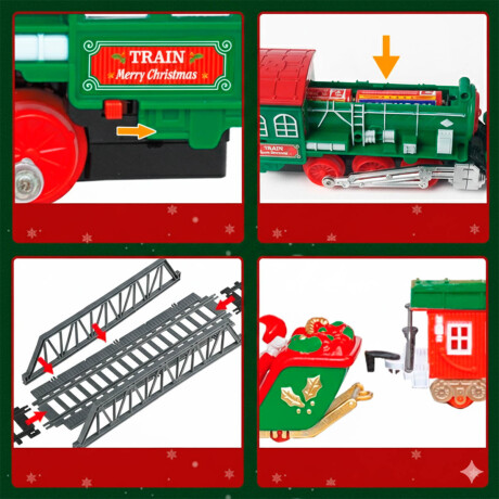 Tren Navidad Vagon De Juguete Pista Completo Tren Navidad Vagon De Juguete Pista Completo