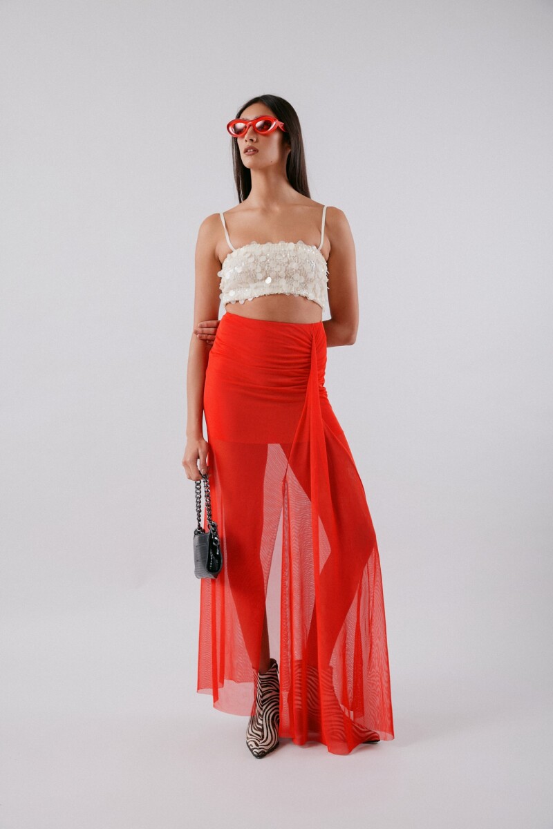 Falda Canica - ROJO 
