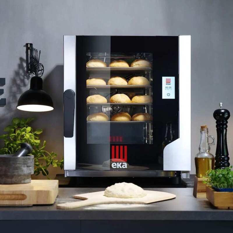 Horno inteligente eléctrico 5 bandejas GN 2/3 - Tecnoeka EKF 523 N T UD Horno inteligente eléctrico 5 bandejas GN 2/3 - Tecnoeka EKF 523 N T UD