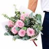 RAMO 6 ROSAS ROSADAS