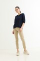 Sweater manga 3/4 cuello V AZUL