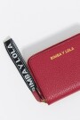 CARTERA SOLAPA PIEL Rojo