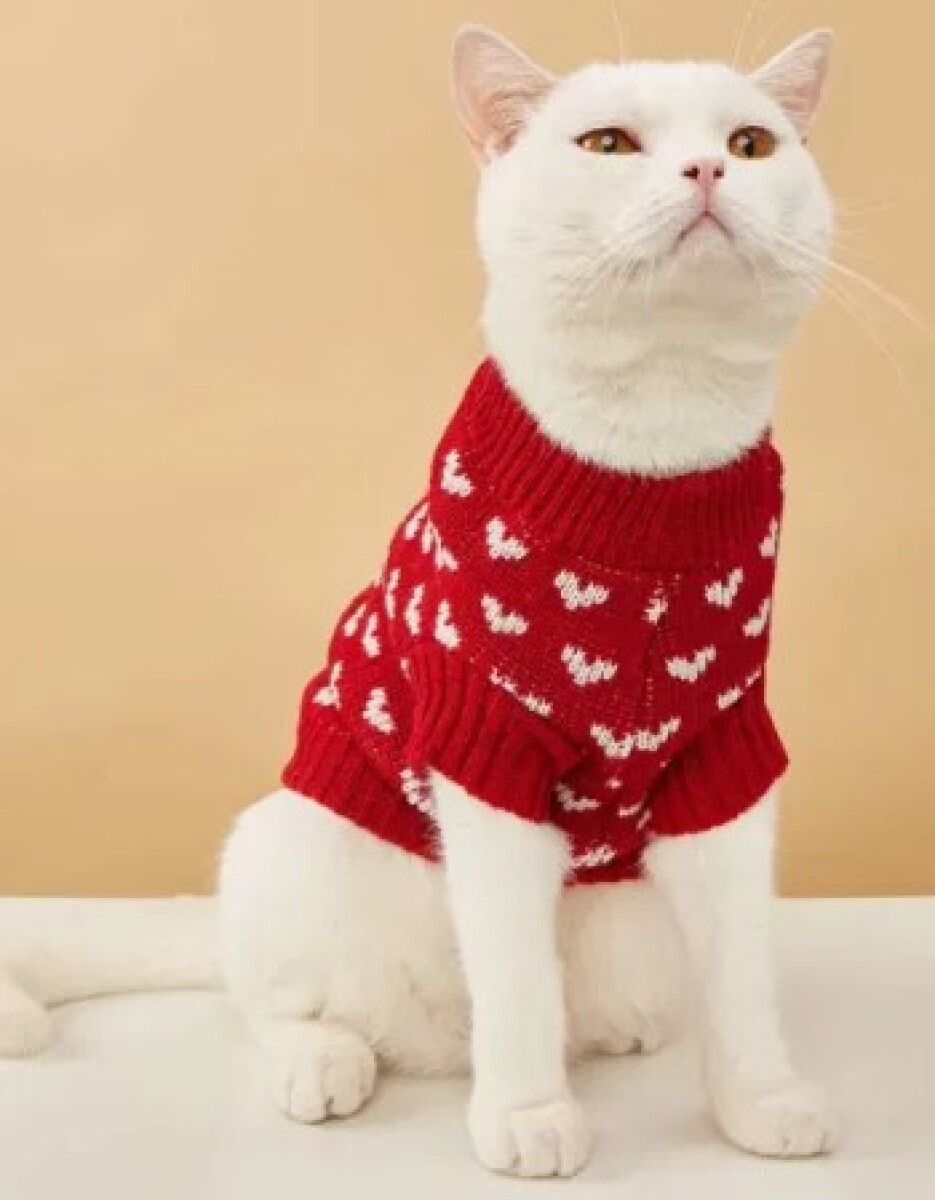 Sweater Para Gato - Rojo 