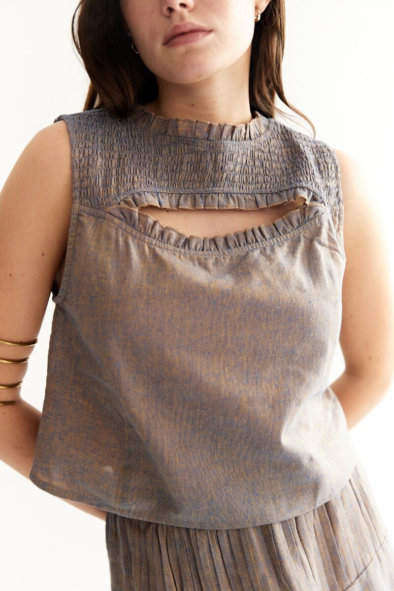 Blusa Any Azul