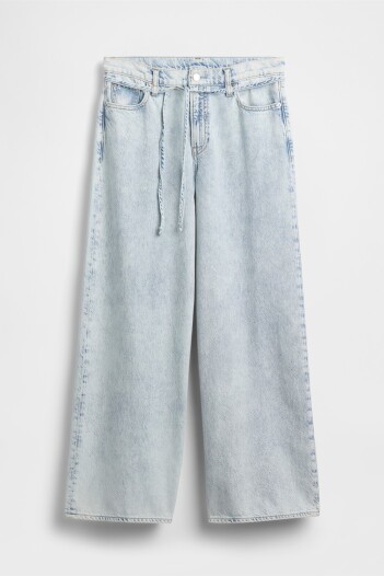 Jean Baggy Tiro Medio Mujer Light Indigo 11