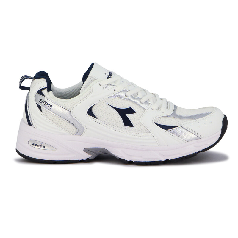 Championes Deportivos Mujer Diadora Anyma Blanco-Plateado