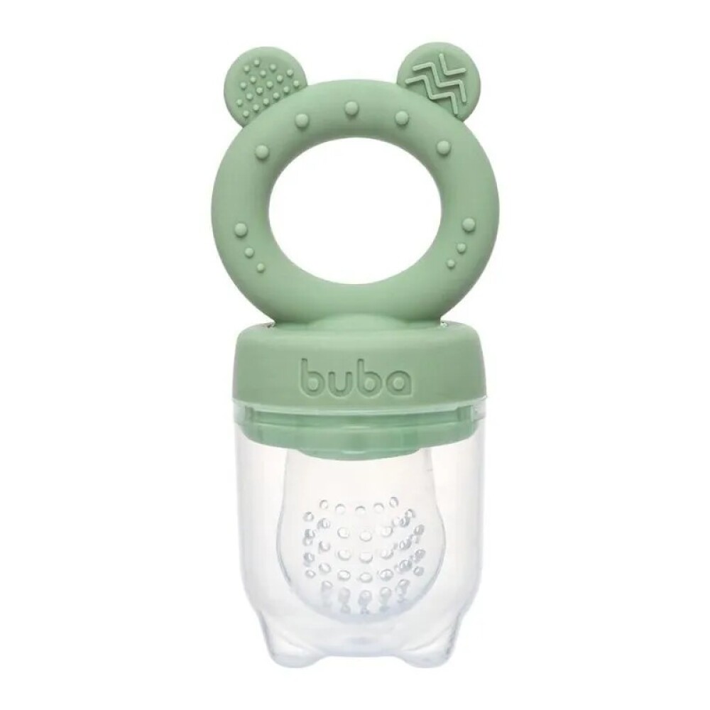 Set molde helado y mordillo alimentacion BUBA verde